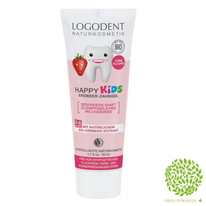 LOGONA PASTA ZA ZUBE KIDS - JAGODA 50ml 