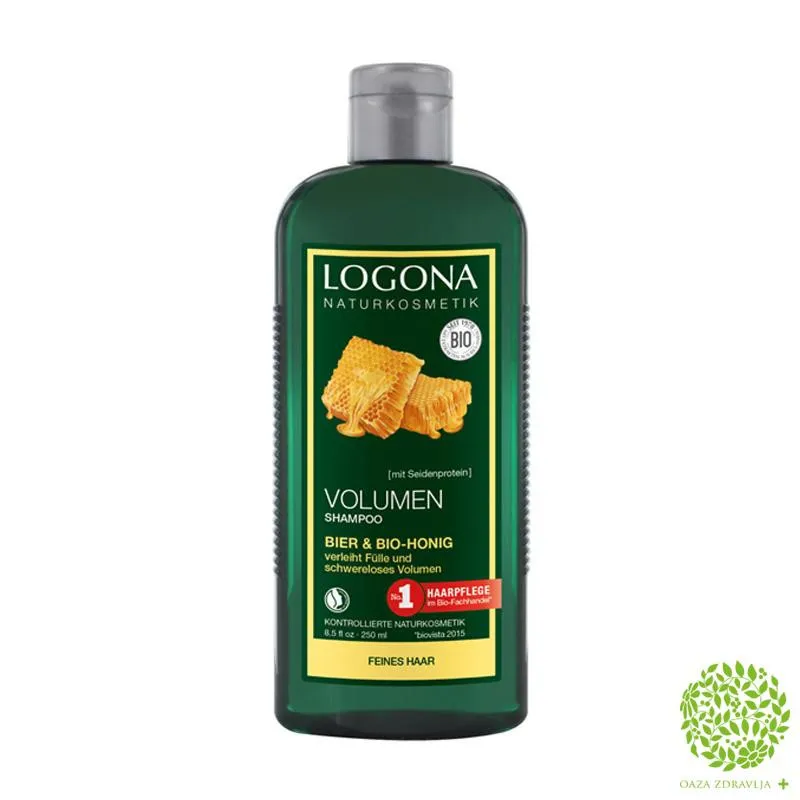 LOGONA ŠAMPON MED + PIVO 250ml 