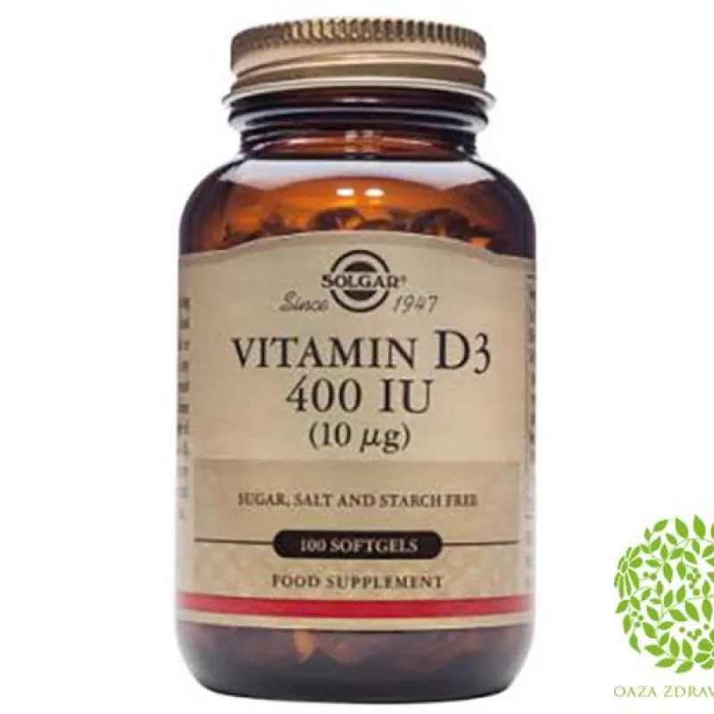 SOLGAR VITAMIN D3 100 kapsula 