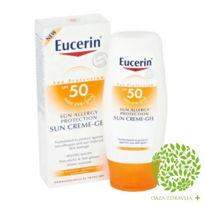 EUCERIN SUN ALERGIJSKI KREM-GEL F50 150 ml 