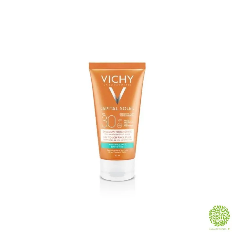 VICHY CAPITAL SOLEIL KREMA DRY TOUCH FINISH ZA LICE F30 50ml 