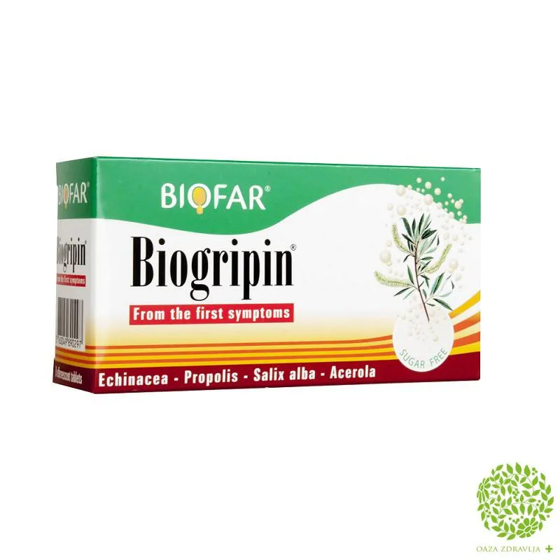 BIOFAR-BIOGRIPIN 8 šumećih tableta 
