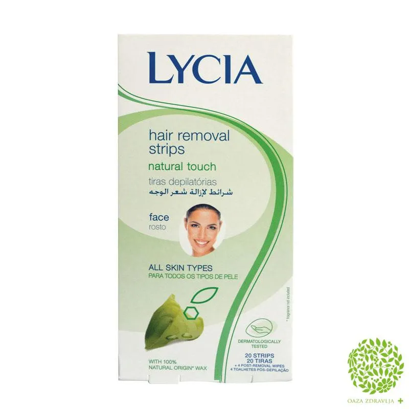 LYCIA DEPILACIONE TRAKE PRIRODNI DODIR ZA LICE 