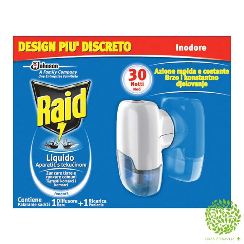 RAID APARAT ZA KOMARCE + TEČNOST 