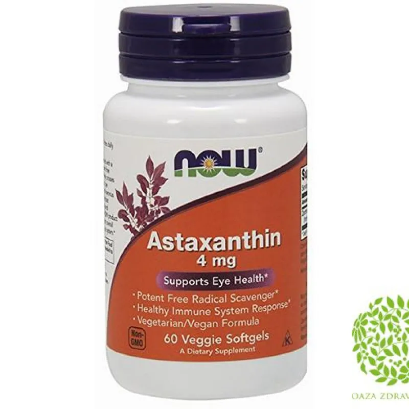 NOW ASTAXANTIN 4mg 60 kapsula 