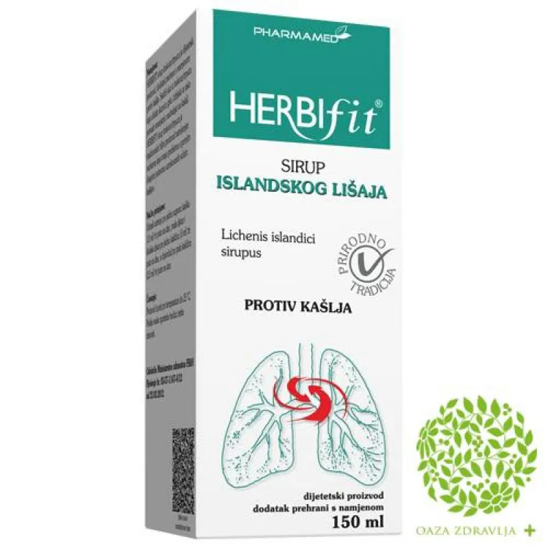 HERBIFIT SIRUP ISLANDSKOG LIŠAJA 150ml 