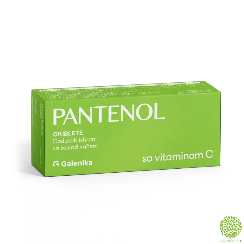 PANTENOL + VITAMIN C ORIBLETE 20 kom. 