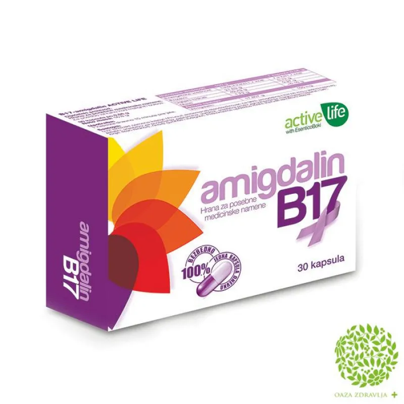 AMIGDALIN B17 ACIVE LIFE 30 kapsula 