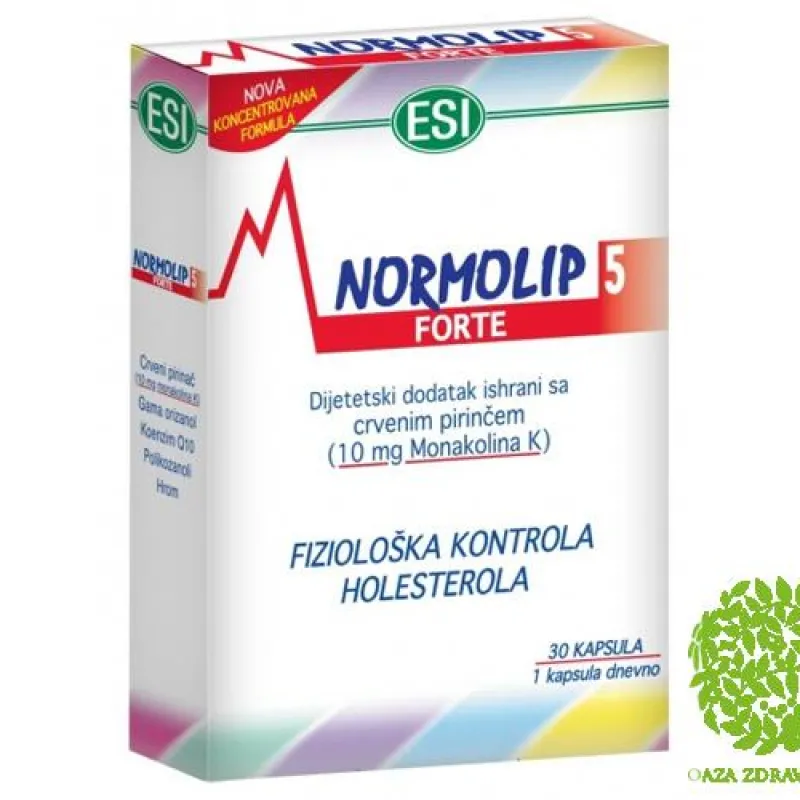 NORMOLIP 5 FORTE 30 kapsula
