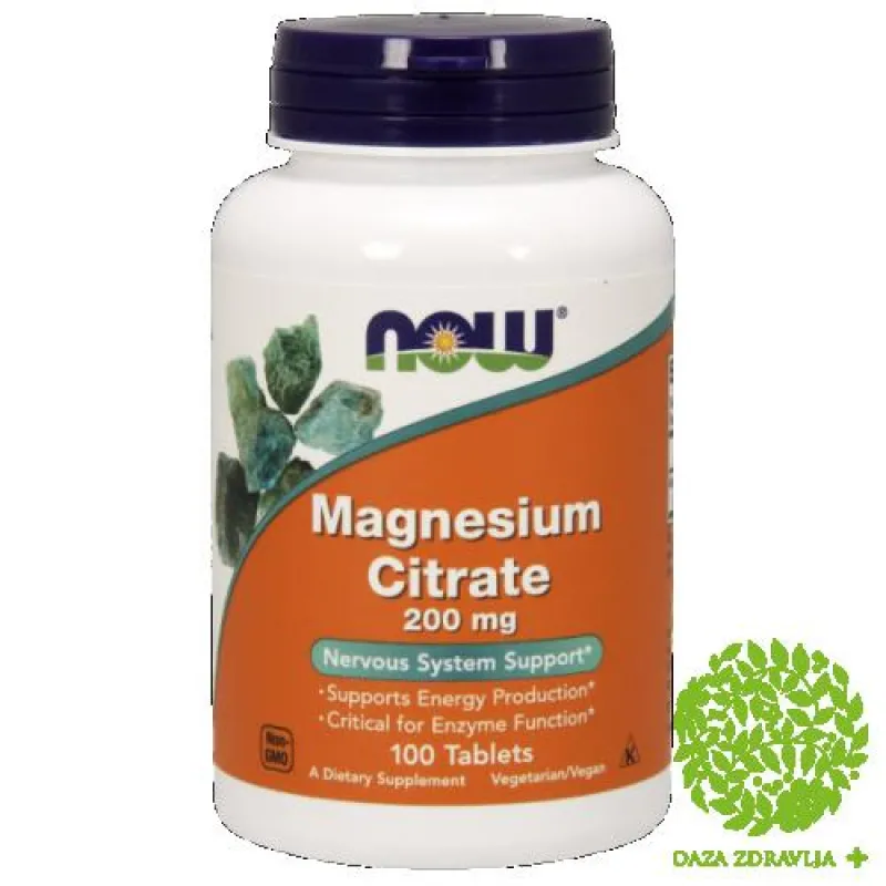 NOW MAGNEZIJUM CITRAT 100x200mg