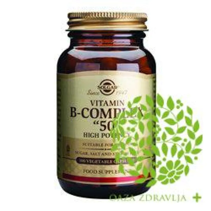 SOLGAR VITAMIN B-COMPLEX 50 100 kapsula 