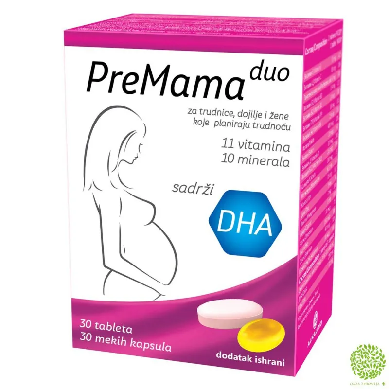 PREMAMA DUO 30 kapsula  + 30 tableta 