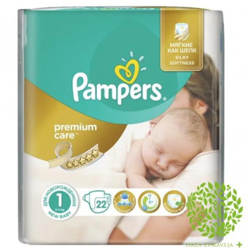 PAMPERS PELENE PREMIUM 1 22 kom. 