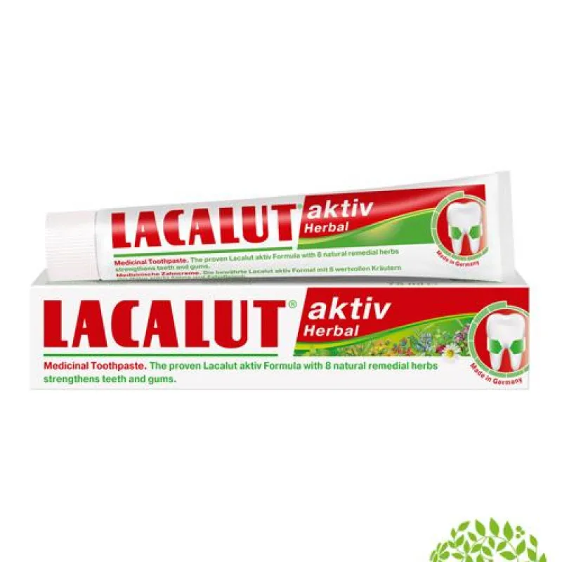 PASTA LACALUT ACTIV HERBAL 75 ml 