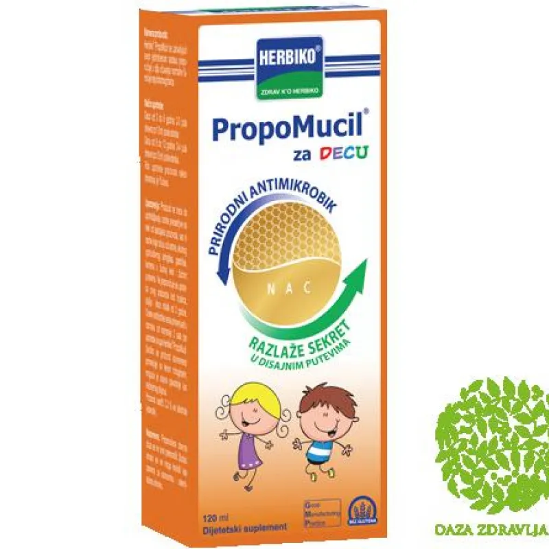 HERBIKO PROPOMUCIL ZA DECU 120 ml 