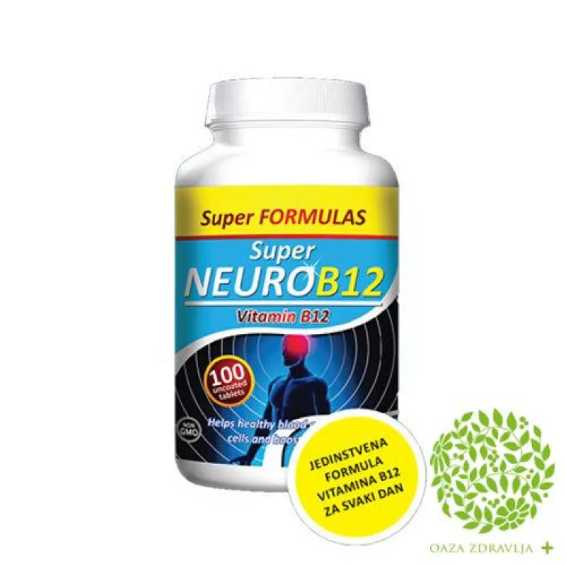 SUPER NEURO B12 100 tableta 