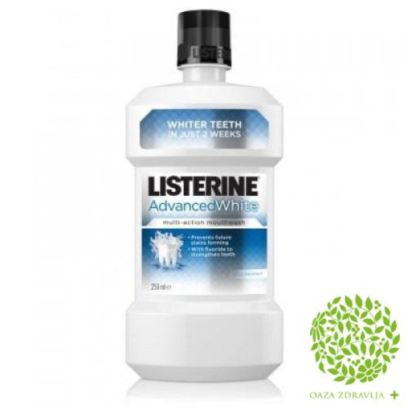 LISTERINE RASTVOR ADVANANCE WHITE 250ml | Oaza zdravlja | Akcija & Cena