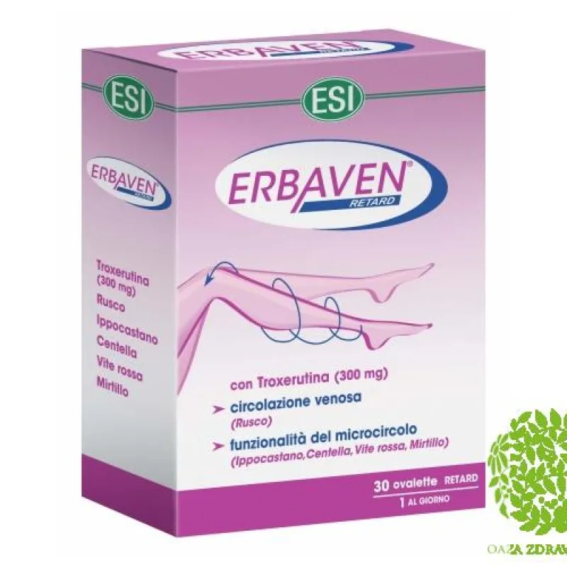 ERBAVEN RETARD TROXERUTIN 30 tableta 