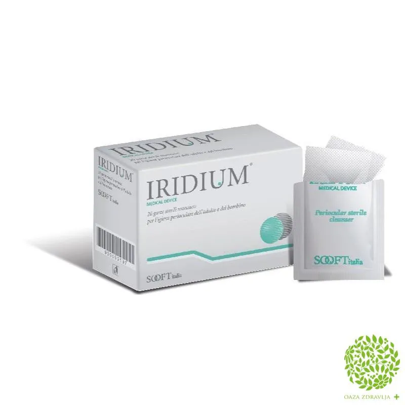 IRIDIUM GAZE ZA OČI 20 kom. 