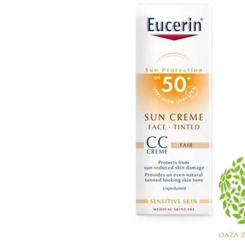 EUCERIN SUN TONIRANA KREMA F50 SVETLA NIJANSA 50 ml 