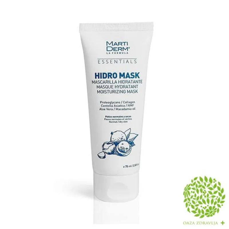 MARTIDERM PURE-MASK ZA MASNU I KOŽU SKLONU BUBULJICAMA 75ml 
