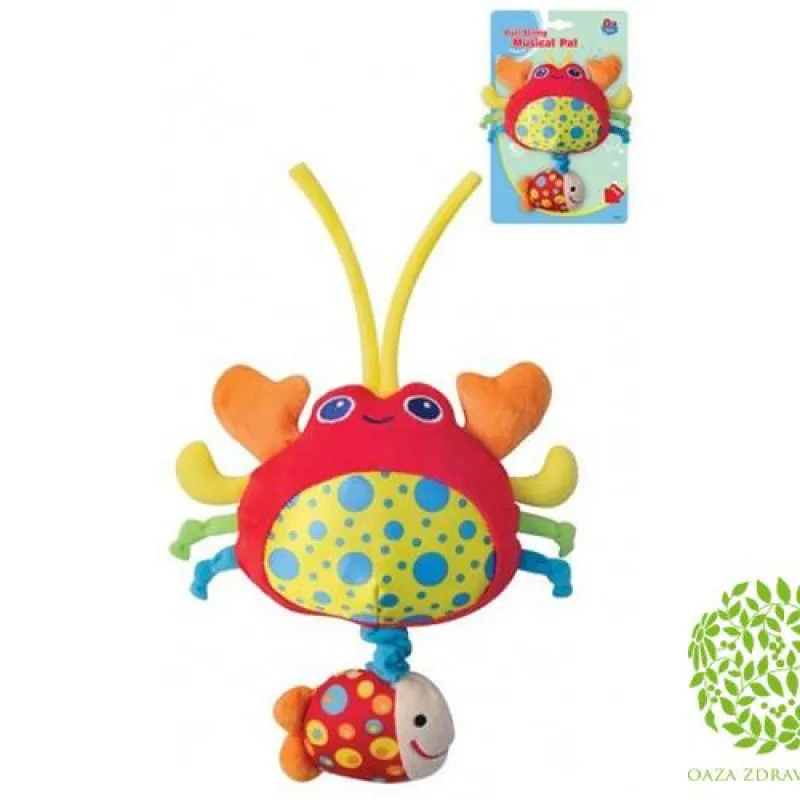 PLIŠANA MUZIČKA IGRAČKA RAK 