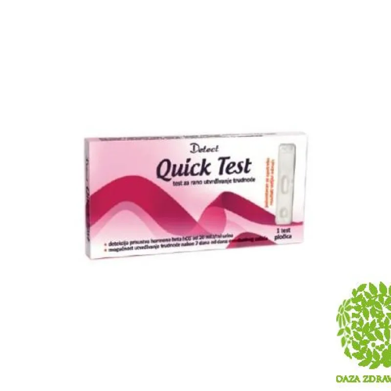 TEST ZA TRUDNOĆU QUICK PLOČICA 