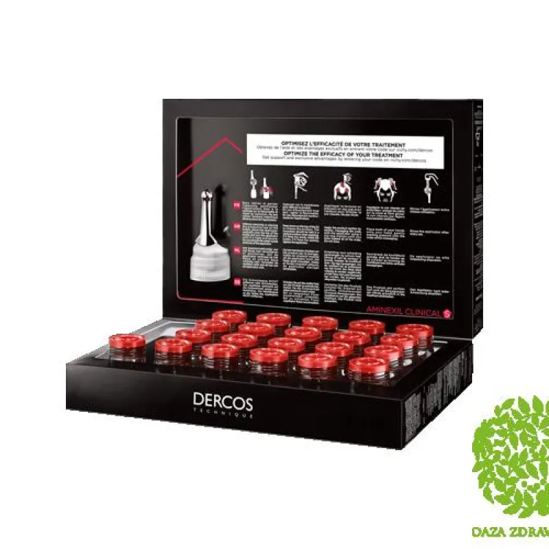 VICHY DERCOS AMINEXIL AMPULE PROTIV OPADANJA KOSE ZA MUŠKARCE X21 