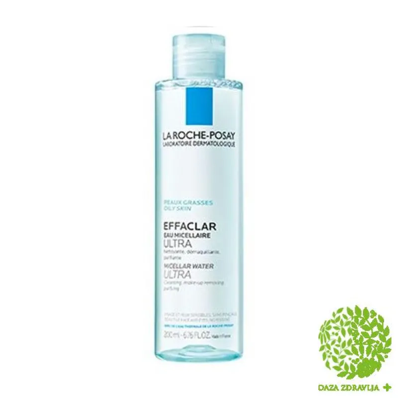 LA ROCHE-POSAY EFFACLAR MICELARNA VODA ZA MASNU KOŽU 200 ML 