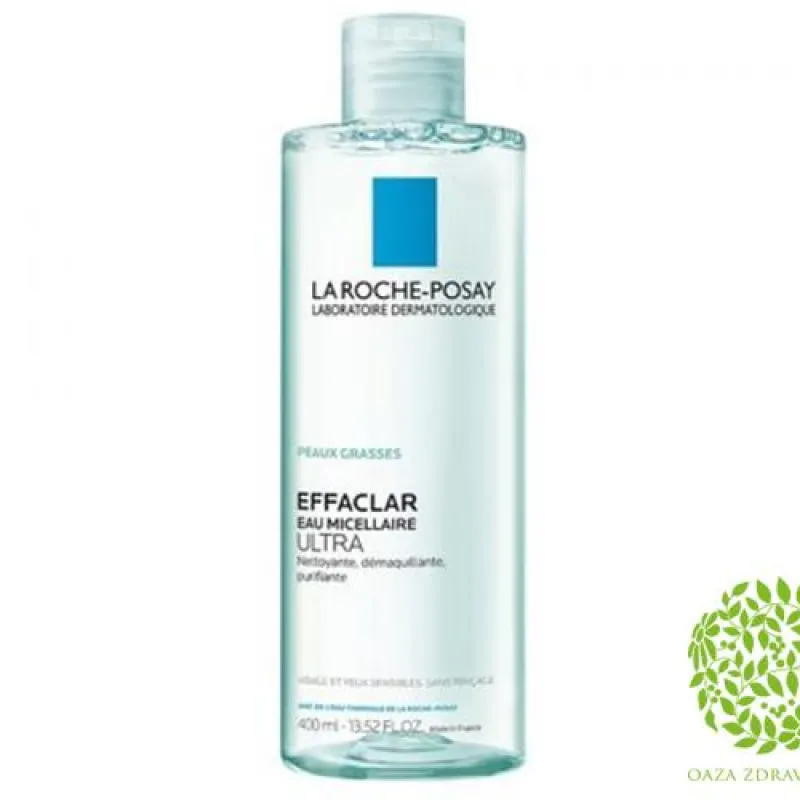 LA ROCHE-POSAY EFFACLAR MICELARNA VODA ZA MASNU KOŽU 400 ML 