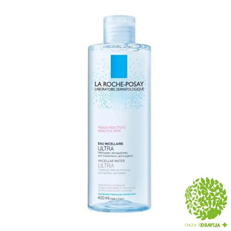 LA ROCHE-POSAY MICELARNA VODA ZA ČIŠĆENJE REAKTIVNE KOŽE 400 ML 
