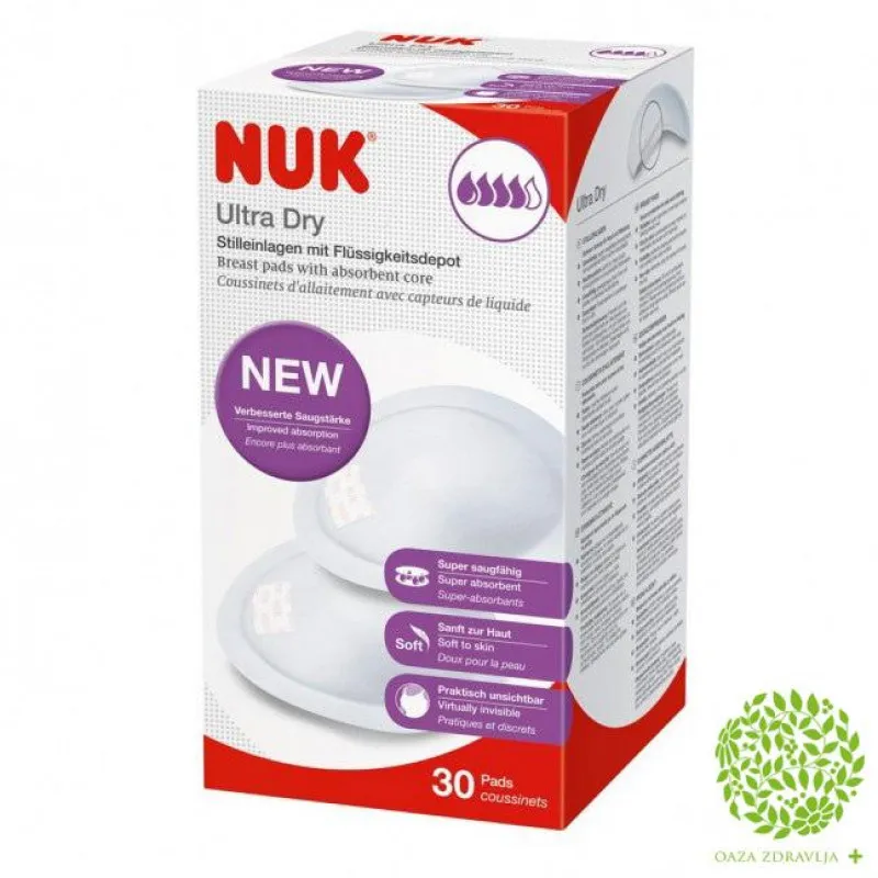 NUK ULOŠCI ZA GRUDI 30 kom. 