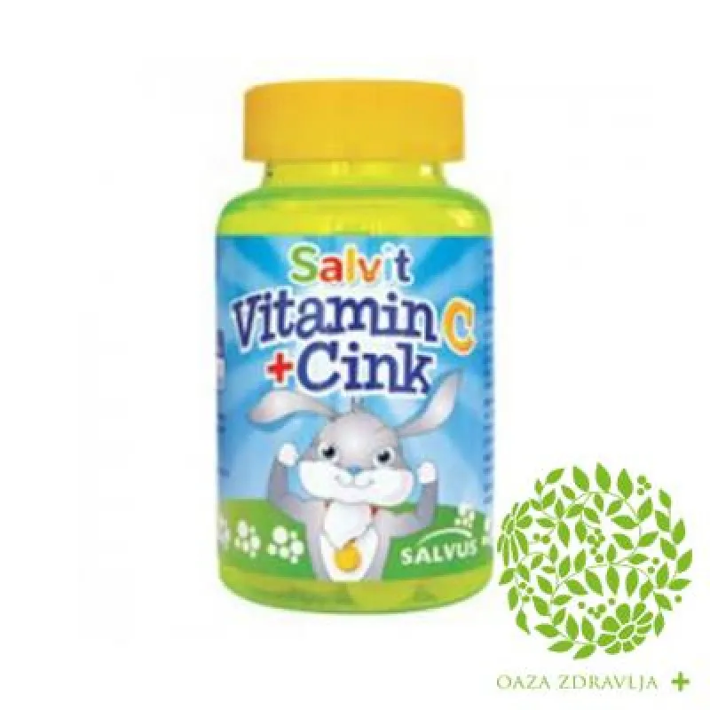 SALVIT VITAMIN C + CINK ŽELE BOMBONE 60 kom.