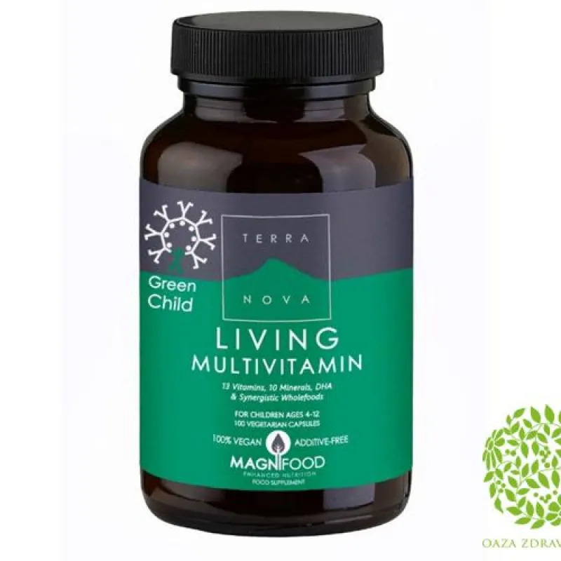 TERRA NOVA GREEN CHILD LIVING MULTIVITAMIN 50 kapsula 