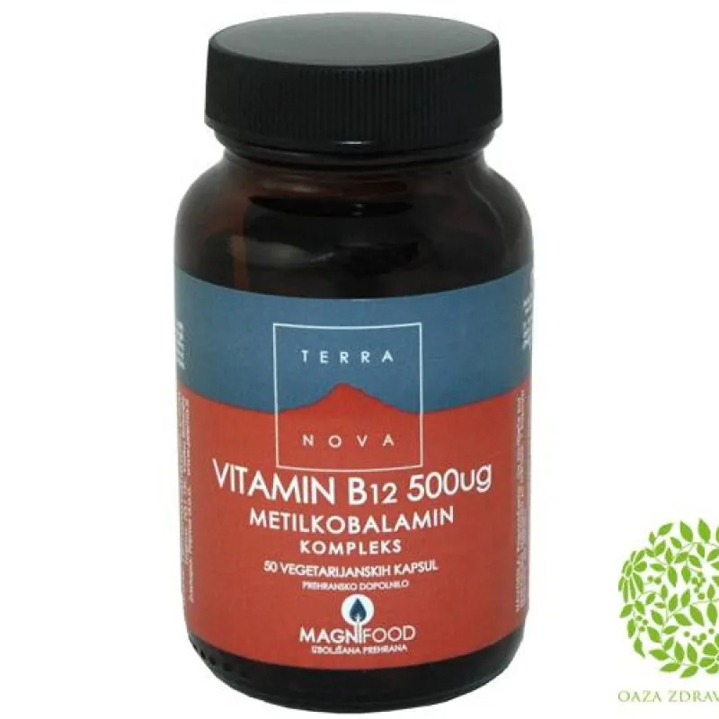TERRA NOVA VITAMIN B12 kapsule 50X500mcg 