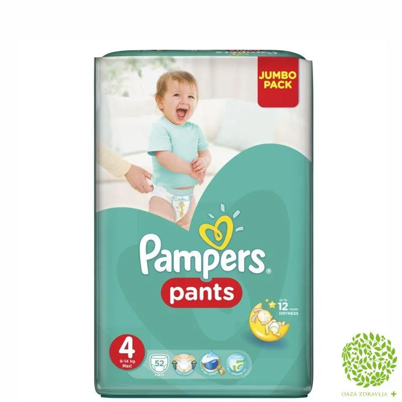 PAMPERS PANTS BR.4 52 kom. 