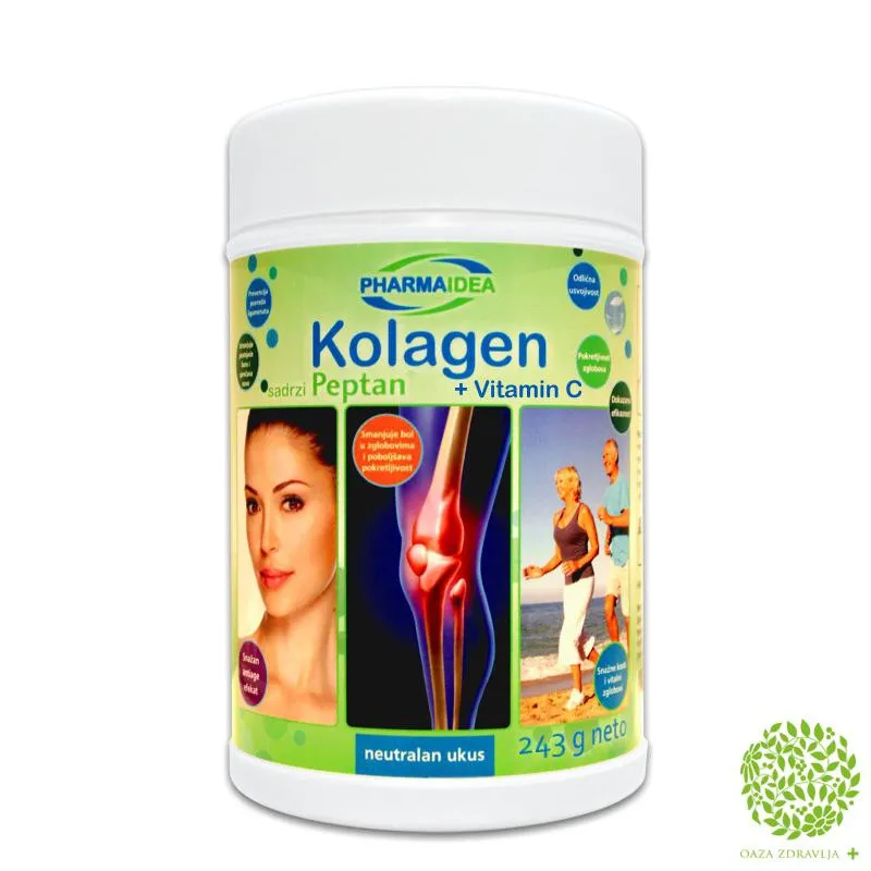 KOLAGEN PEPTAN + VITAMIN C granule 243g 
