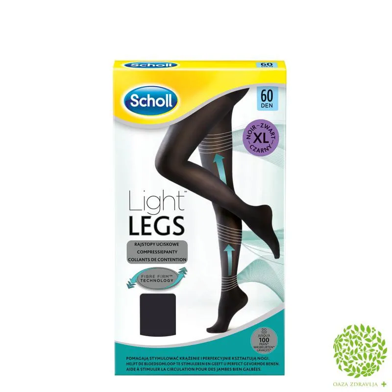 SCHOLL LIGHT LEGS 60 DEN BLACK XL