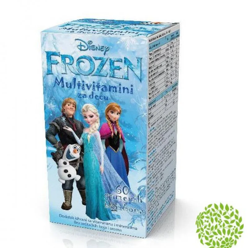 DISNEY FROZEN MULTIVITAMINSKE BOMBONE 