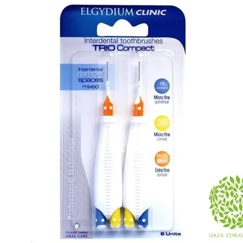 ELGYDIUM TRIOCOMPACT 2 INTERDENTALNE ČETKICE