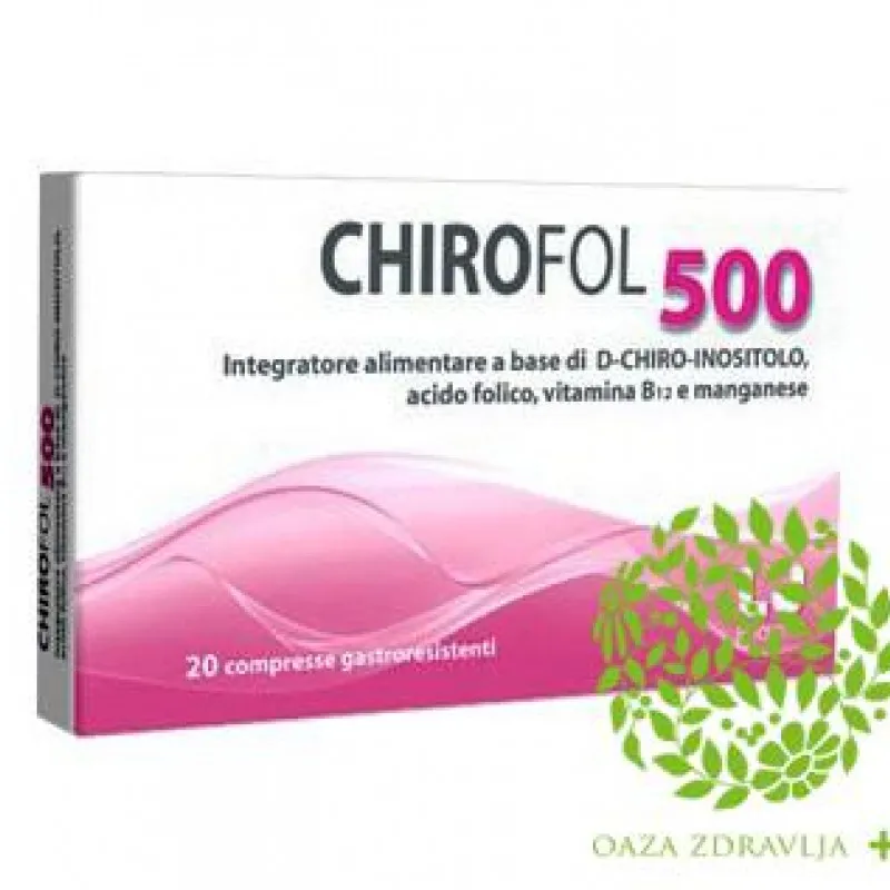 CHIROFOL tablete 20x500mg 