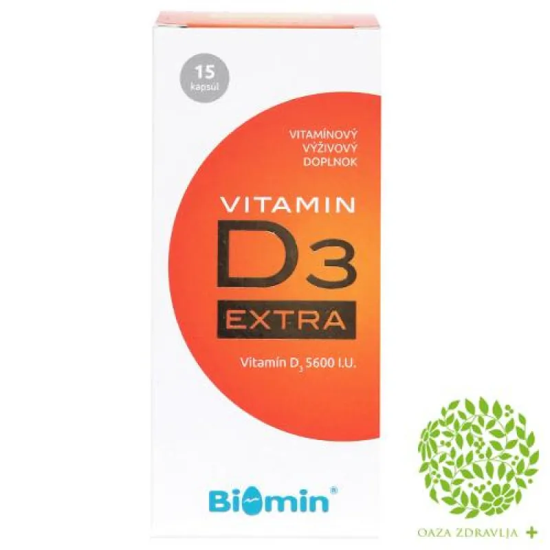 VITAMIN D3 EXTRA 5600IU 15 KAPSULA 