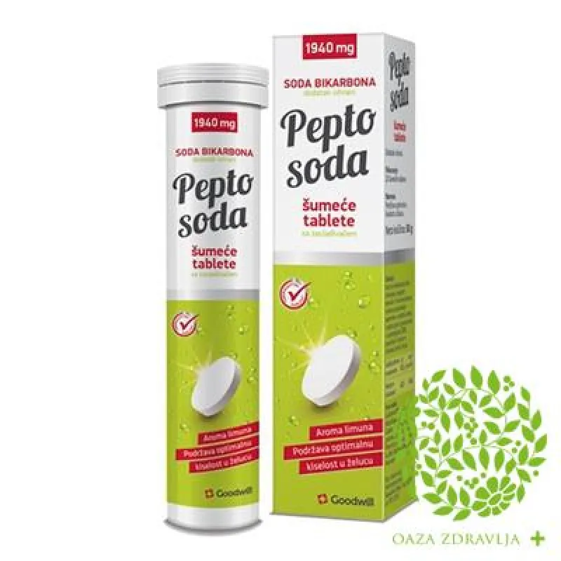 PEPTO SODA 20 šumećih tableta