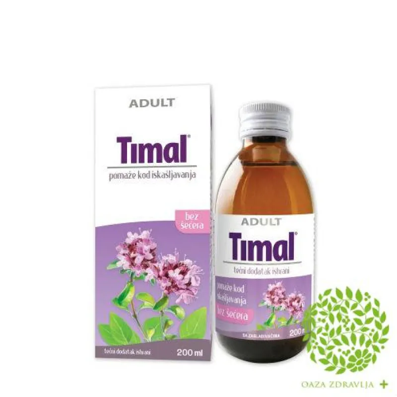 TIMAL TEČNI DODATAK BEZ ŠEĆERA 200ML 