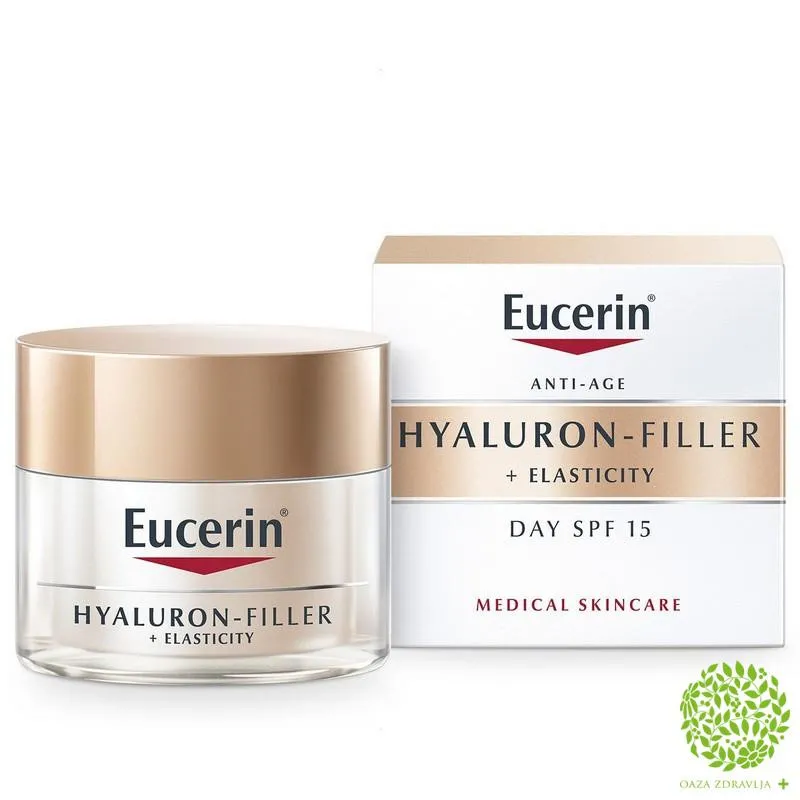 EUCERIN HYLURON FILLER+ ELASTICITY KREMA DNEVNA SPF15 50ML 