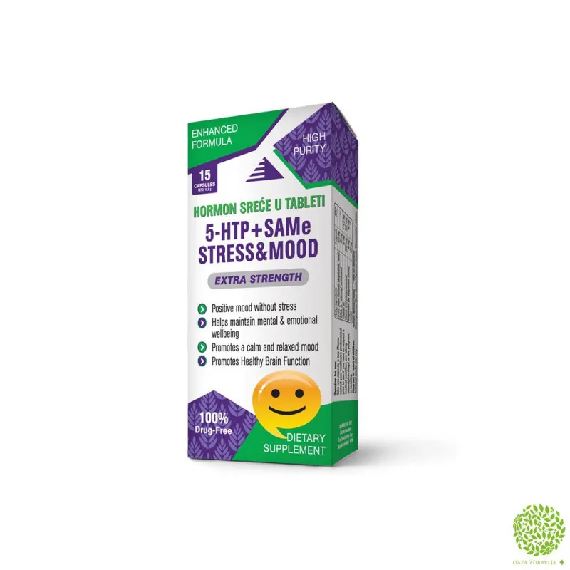 5-HTP + SAMe STRESS & MOOD 15 kapsula 