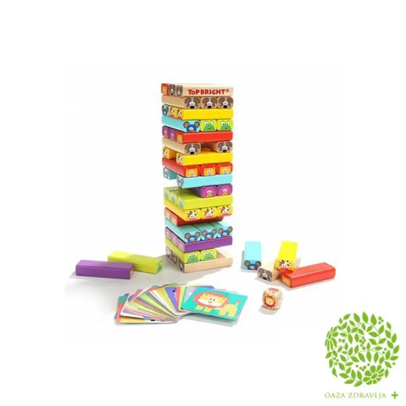 DRUŠTVENA IGRA JENGA - ŽIVOTINJE 120314 