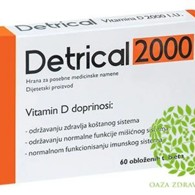 DETRICAL 2000 60 tableta 