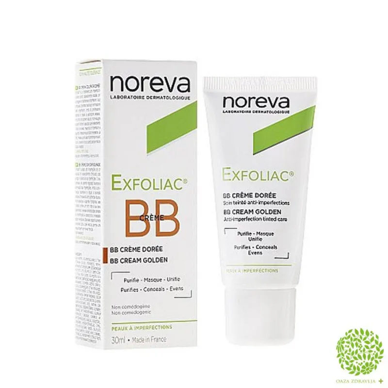 NOREVA EXFOLIAC BB KREMA ZLATNA 30ML 