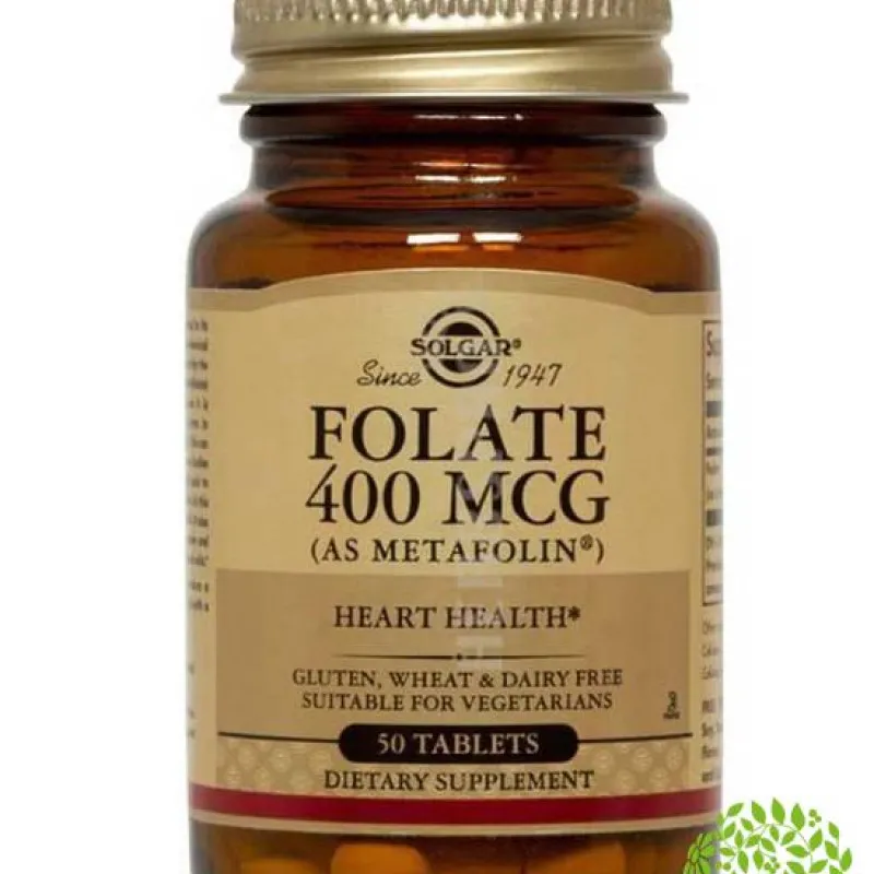 SOLGAR FOLAT 400MCG 50 TABLETA 